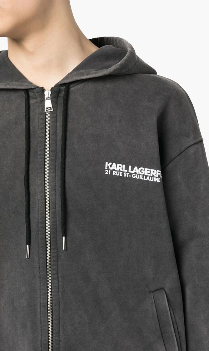 Rue St-Guillaume Zip-Up Hoodie