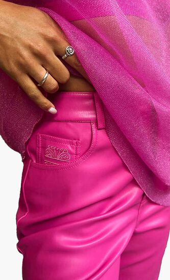 Vegan Leather Trousers