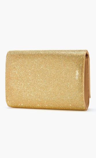 Gold Satinc.Met.Sunshine Strass
