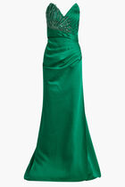 BEADED BUST DRESS