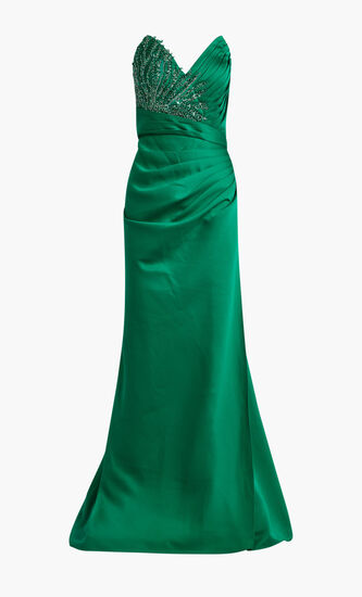 BEADED BUST DRESS