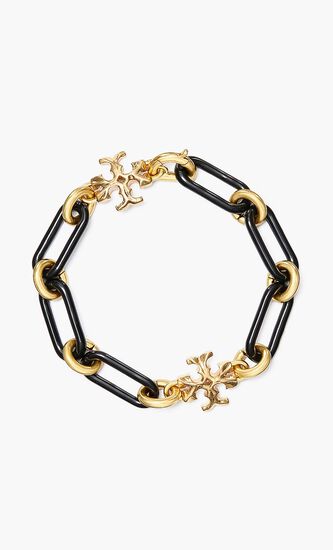 Roxanne Chain Striped Bracelet