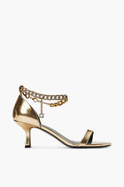 REMO RHINESTONE CHAIN SANDALS