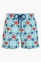 Embroidered Stars Swim Shorts