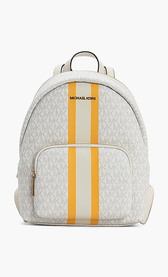 Erin All Over Logo Print Backpack