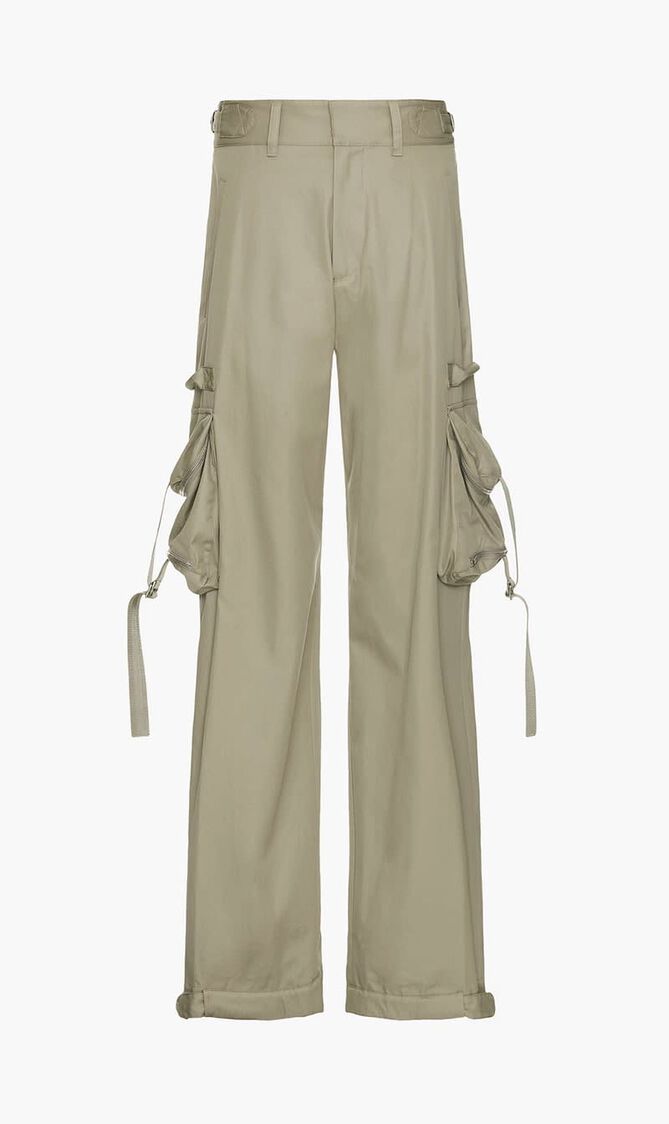 ZIP COT CARGO PANT BEIGE NO COLOR