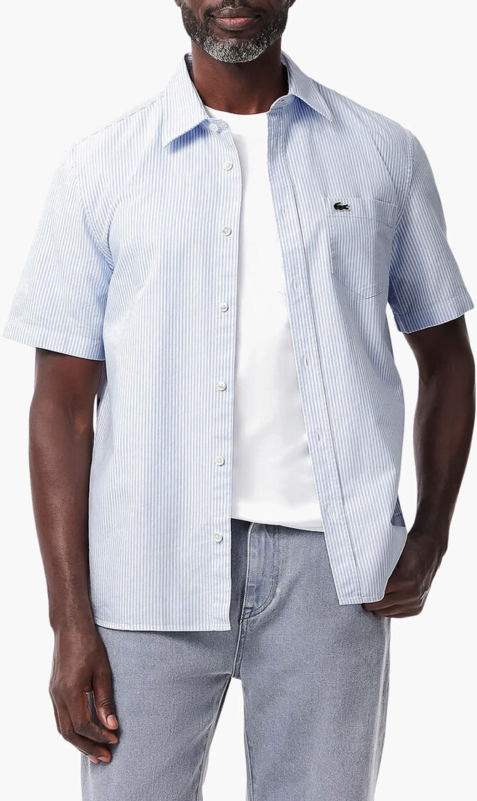 Regular Fit Short Sleeved Oxford Shirt