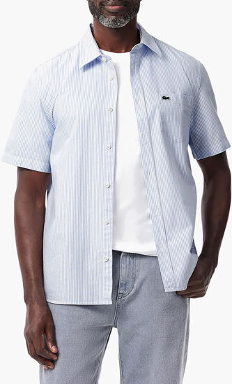 Regular Fit Short Sleeved Oxford Shirt