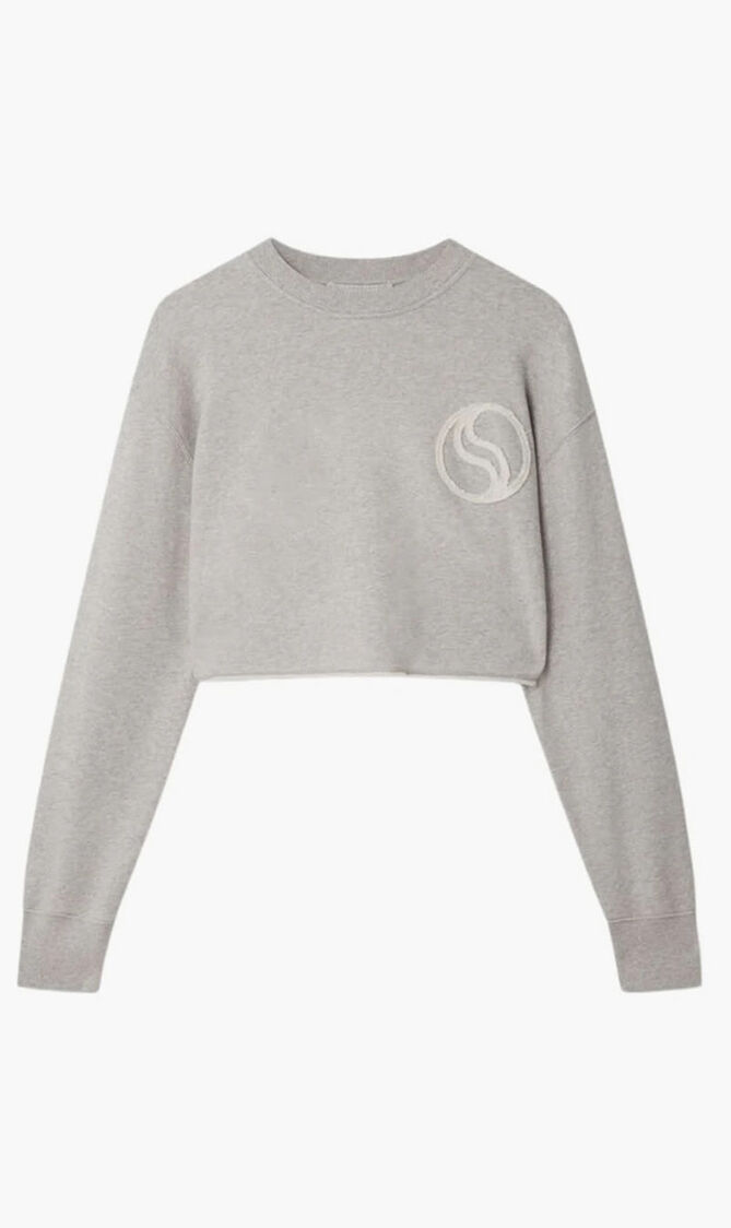 S-Wave Cropped Sweatshirt