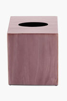 Purple Tulipwood Tissue Box Holder