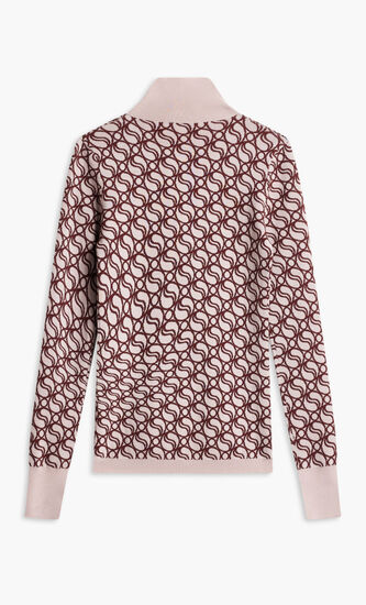 S WAVE ALL OVER KNIT JUMPER