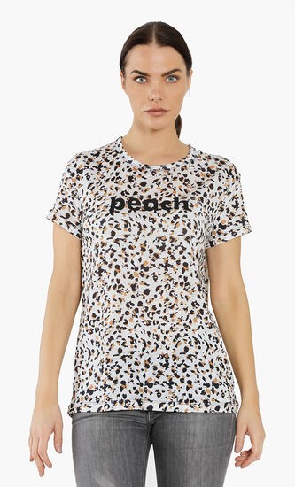 Walk Oversize Leo Print Top