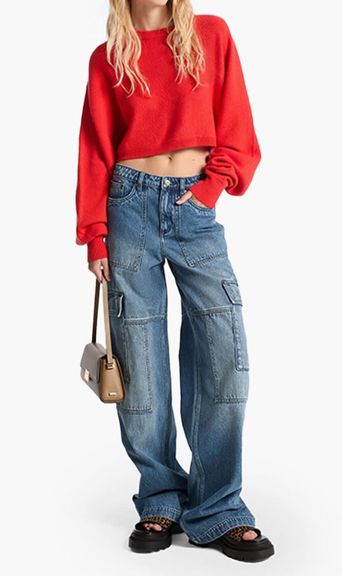 Wool Dolman Sleeve Sweater