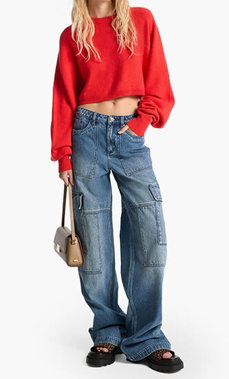 Wool Dolman Sleeve Sweater