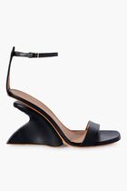 JUG WEDGE SANDAL BLACK BLACK