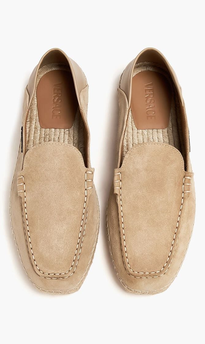 Logo Suede Espadrilles