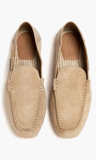 Logo Suede Espadrilles