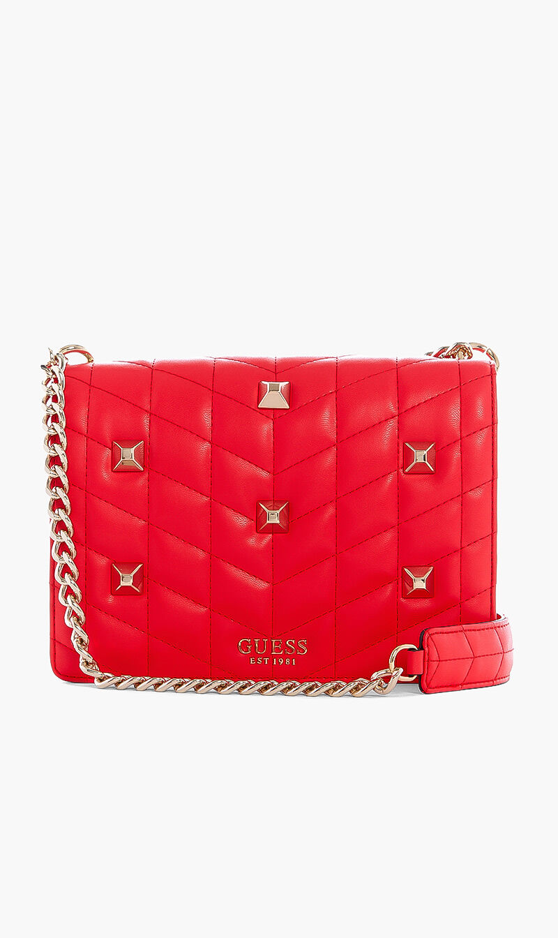 Guess crossbody bag red deals