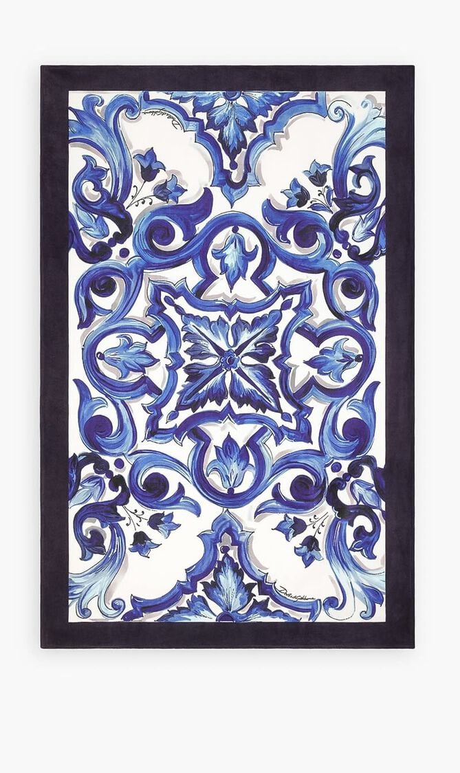 DGA MEDITERRANEAN BLUE BEACH TOWEL