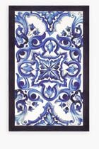 DGA MEDITERRANEAN BLUE BEACH TOWEL