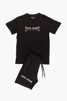 Adam Solid Jersey T-shirt and Shorts Set