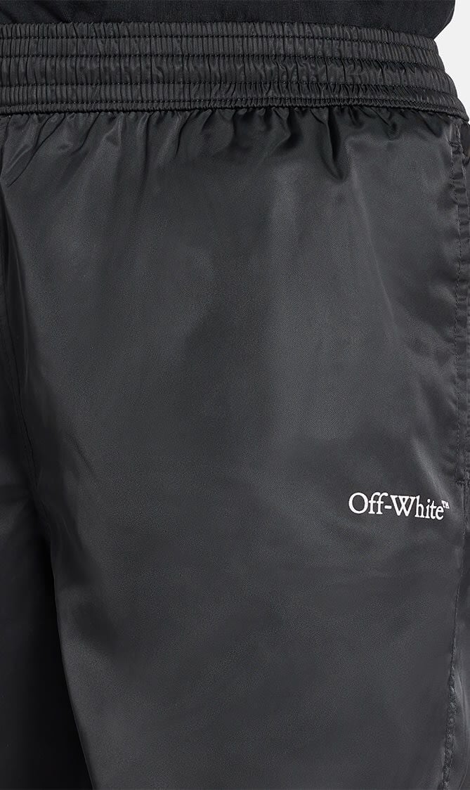 ARR SURFER SWIMSHORTS BLACK WHITE