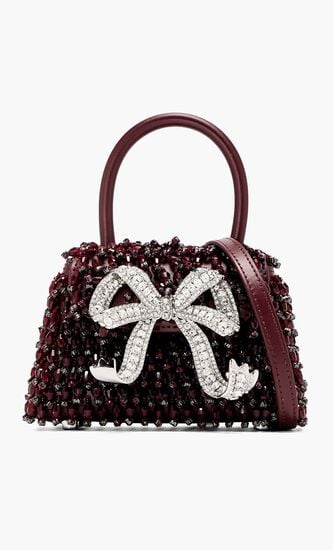 Embellished Micro Bow bag