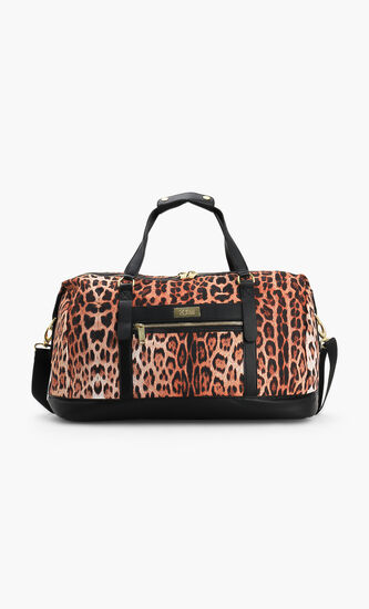 Animal Print Travel Duffle Bag