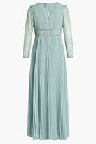 SAGE CHIFFON MAXI DRESS