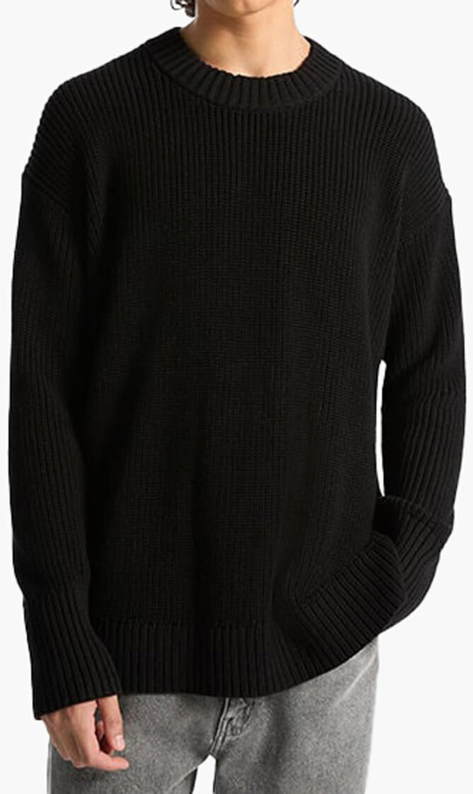 Ribbed Cotton Sweater