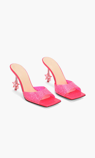 Crystal Embellished Mules