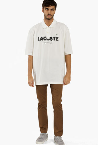 Lacoste L!VE Printed Polo Shirt