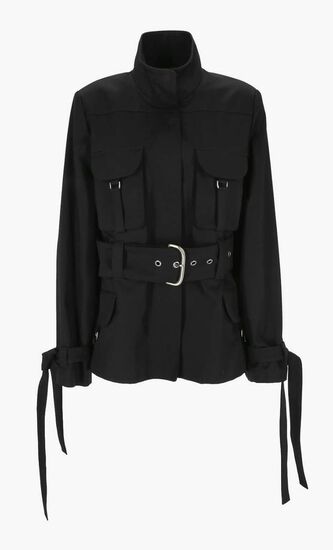 CO CARGO BELT FIELD JACKET BLACK NO COLO