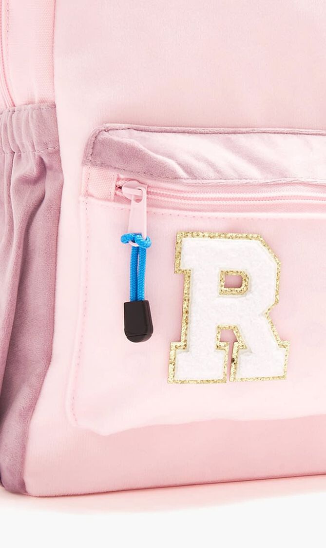 Chenille Sparkle Letter 'R' patch
