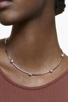 Constella Necklace, White, Rose-Gold Tone Plated