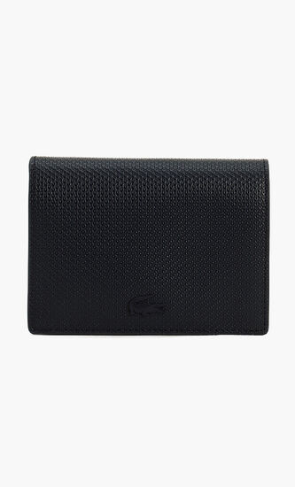 Textured Snap Billfold with Coin Wallet