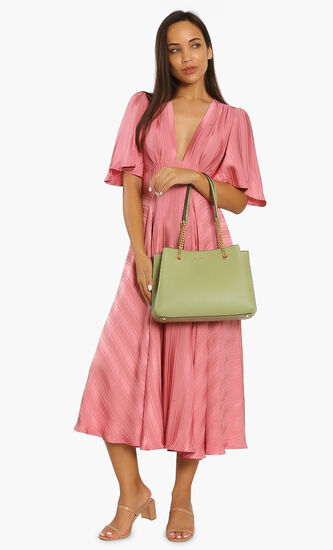 Teagen Large Long Drop Satchel Bag