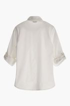 Str. Poplin Adj. Ls Shirt