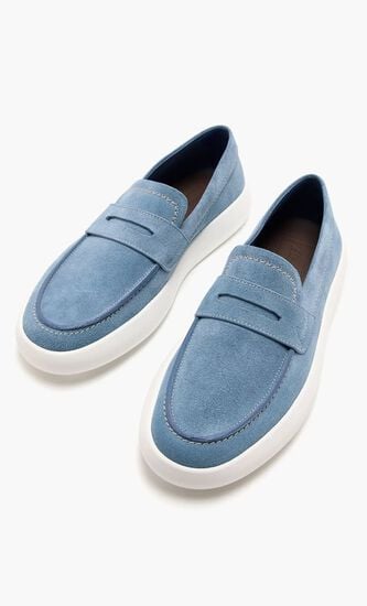Suede Boat Loafers