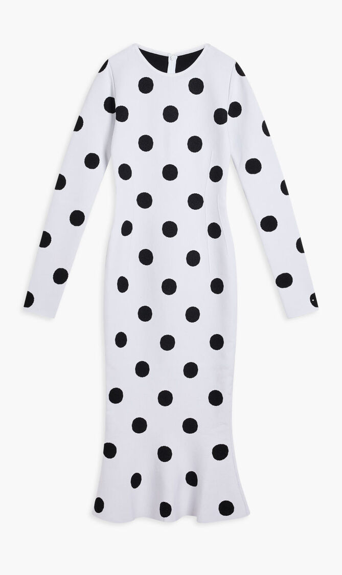 MARNI DRESS STONE WHITE
