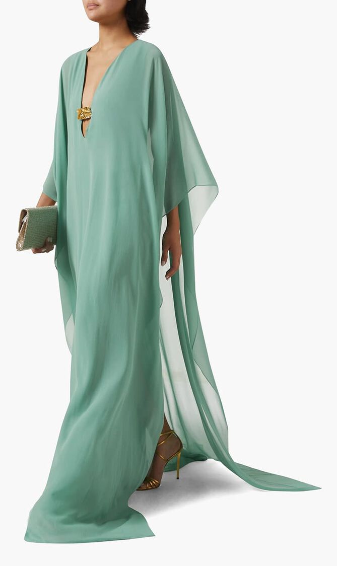 V-neck Kaftan Dress