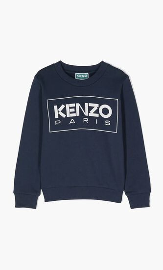 Logo Print Cotton Sweatshirt