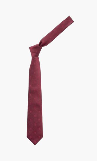 Skull Polka Dot Tie