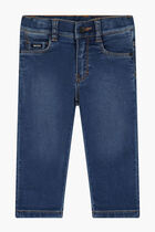 DENIM TROUSERS