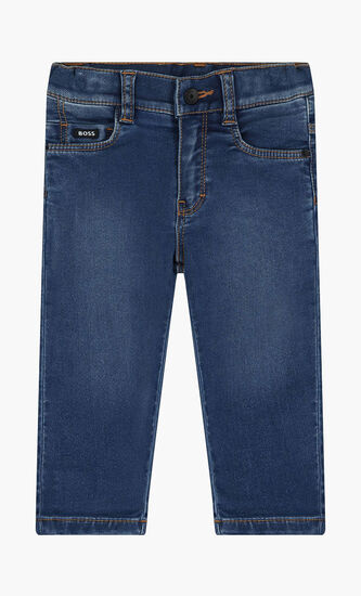 DENIM TROUSERS