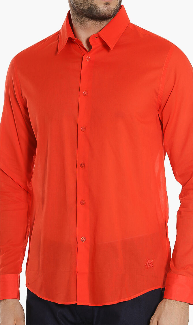Caracal Long-Sleeved Cotton Shirt