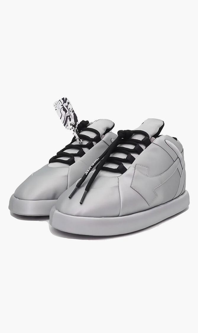 Bump Sneaker Home Syn Leather Silver Bla