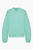 SWEATSHIRT NON BRUSHED SWEAT FABRIC MEDUSA PATCH