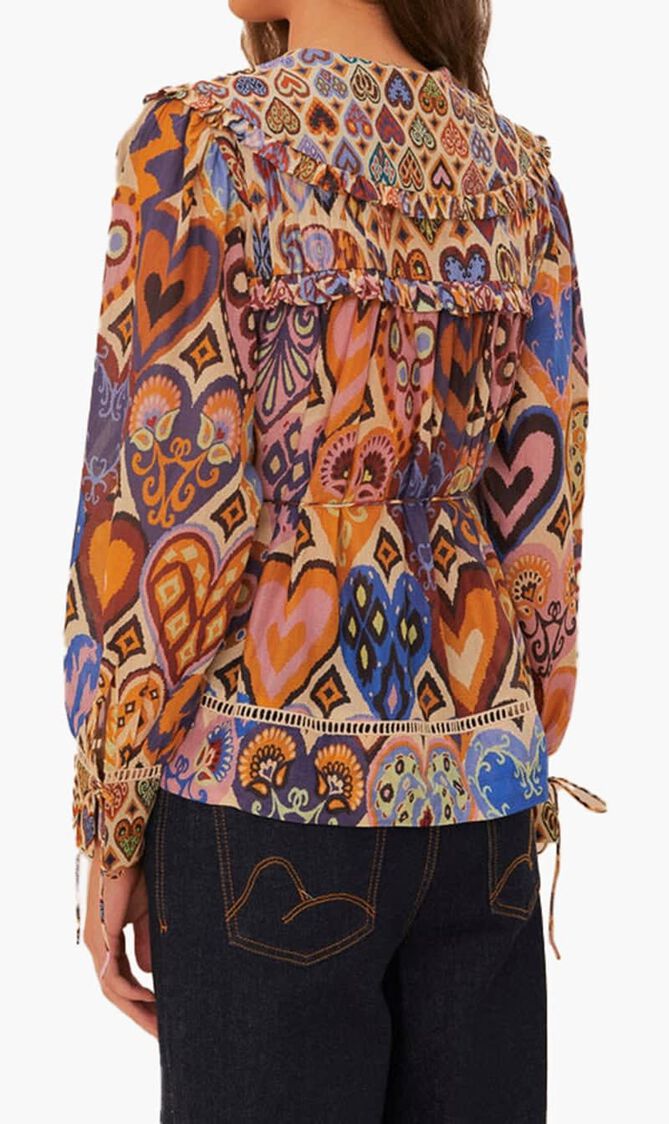 Heart Ikat Blouse