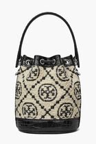 T Monogram Boucle Mini Bucket Bag